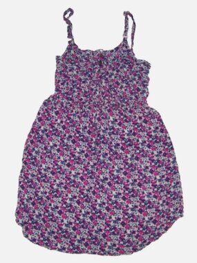 Splendid Floral Summer Mini Dress Sleeveless Made in USA Size S Small